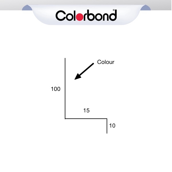 Window Flashing - (100x15x10) COLORBOND® logo