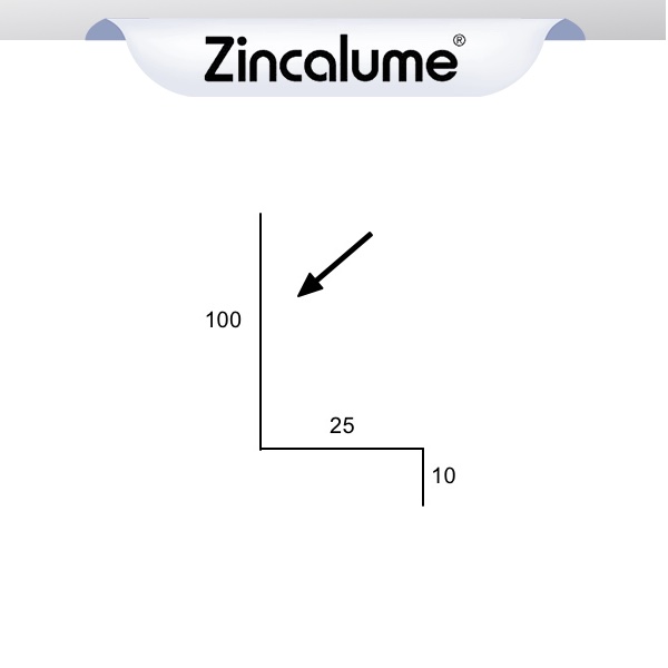 100mm Flashing for Windows – ZINCALUME® logo