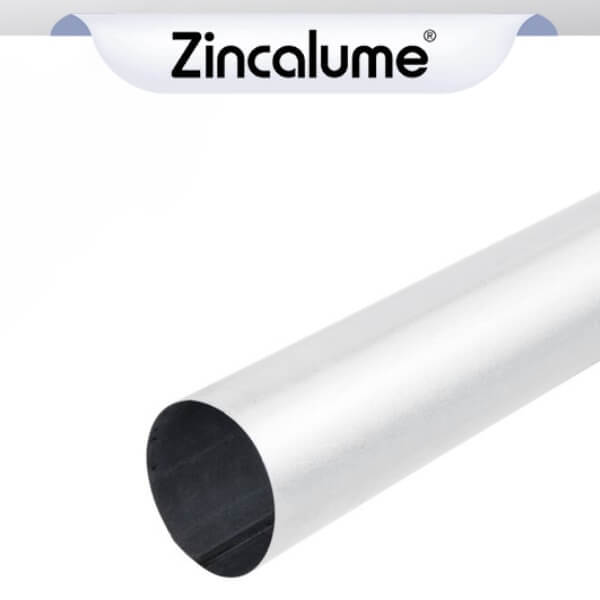 90mm Round Downpipe ZINCALUME® - 1800mm logo